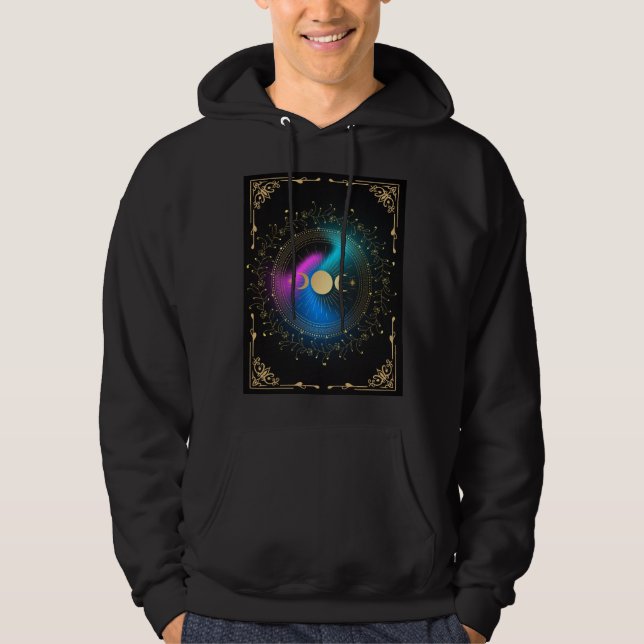 Veste À Capuche Sorcières éclipse lunaire (Devant)