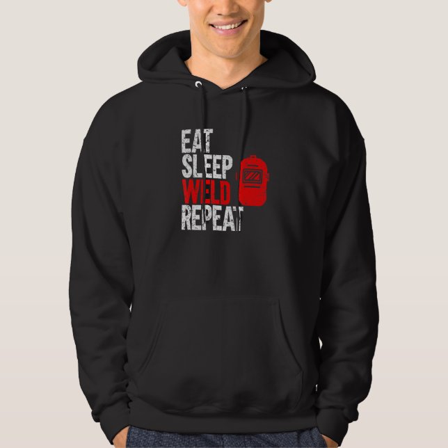 Veste À Capuche Souder à répétition de la soudure du sommeil (Devant)