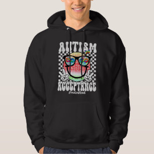 Veste À Capuche sourire d'acceptation de l'autisme (2