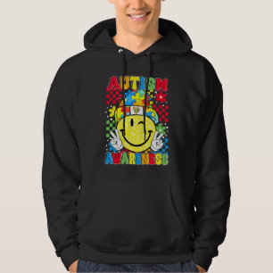 Veste À Capuche sourire de sensibilisation à l'autisme