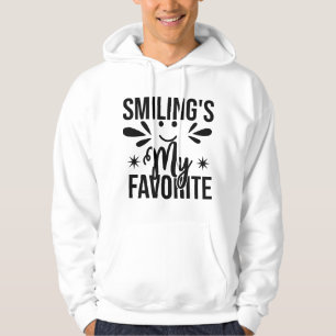 Veste À Capuche Sourire est mon préféré, sourire est mon préféré