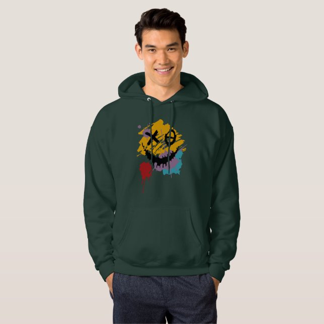 Veste À Capuche Sourire maléfique (Devant entier)