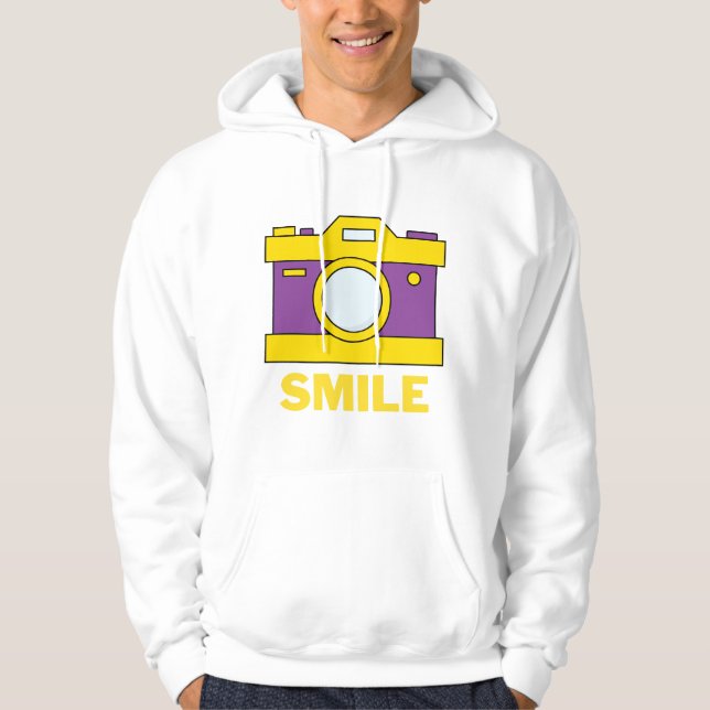 Veste À Capuche sourire pour photo gratuite (Devant)