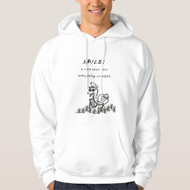 VESTE À CAPUCHE SOURIRE QUI GARDE (Devant)