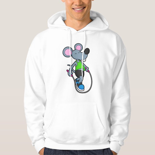 Veste À Capuche Souris en forme avec corde (Devant)