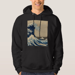 Veste À Capuche Sous la vague au large de Kanagawa par Katsushika 