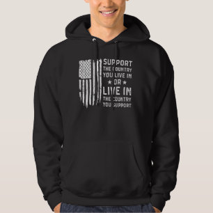 Veste À Capuche Soutenez Le Pays Dans Lequel Vous Vivez En América