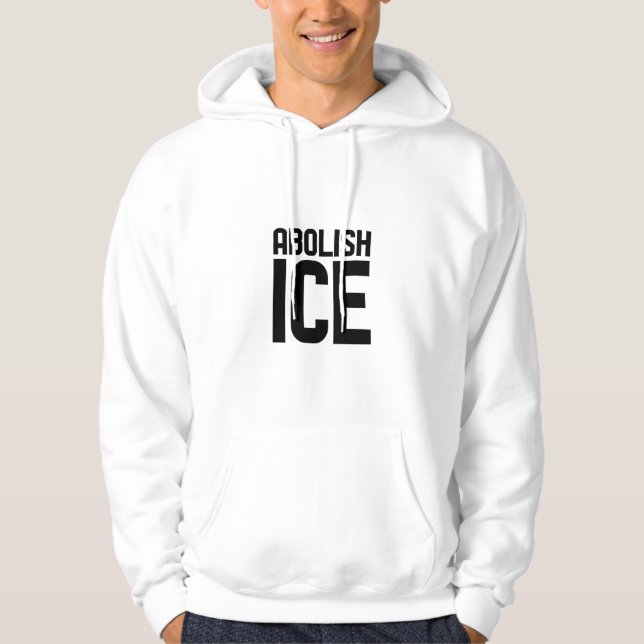 Veste À Capuche Soutenez notre immigrant Abolish Ice Protest (Devant)