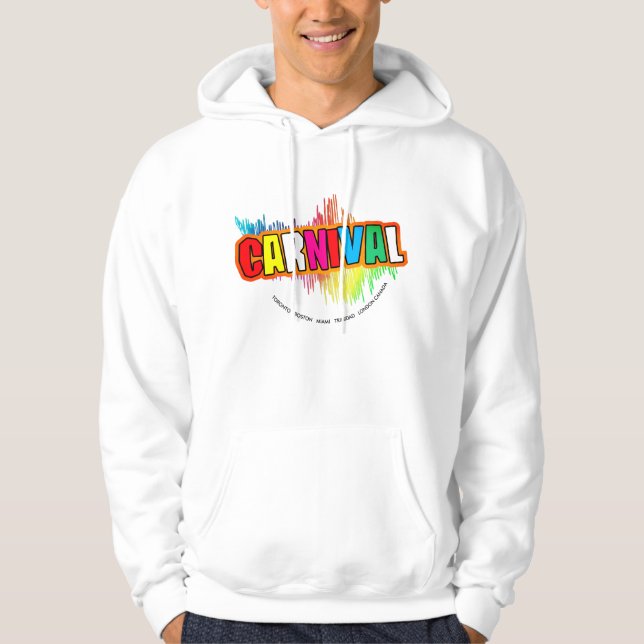 Veste À Capuche Souvenir de CARNIVAL Coloré (Devant)