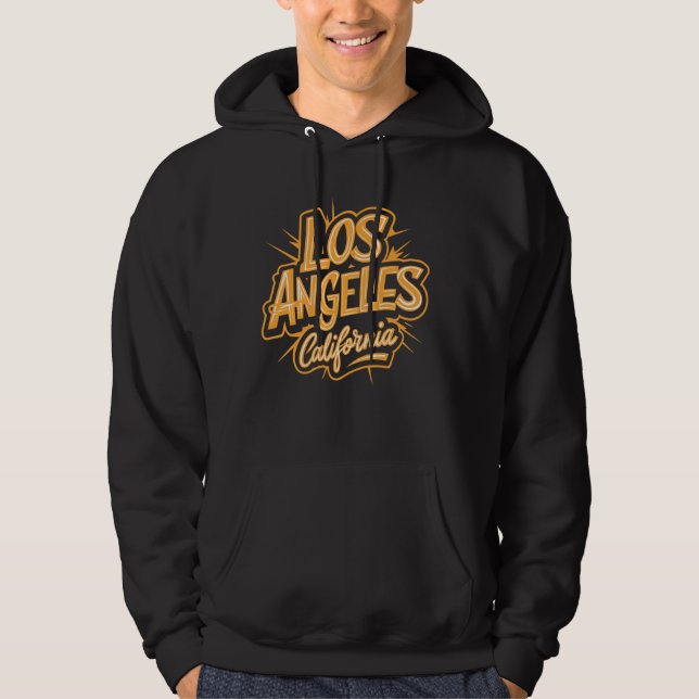 Veste À Capuche Souvenir de Los Angeles (Devant)