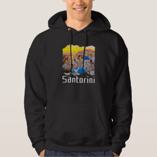 Veste À Capuche Souvenir de Santorin Grèce
