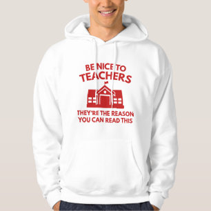 Veste À Capuche Soyez Gentils Avec Les Enseignants