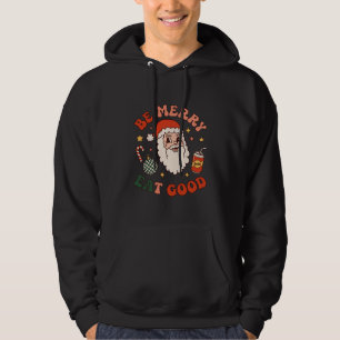 Veste À Capuche Soyez Joyeux Mangez Bon Noël Père Noël Soda Canne