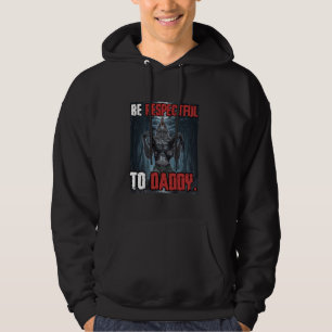 Veste À Capuche Soyez Respectueux Avec Papa Funny Cringe Alpha Wer