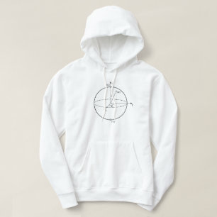 Veste À Capuche Sphère Bloch   Physique / Maths Quantum Bit (Qubi