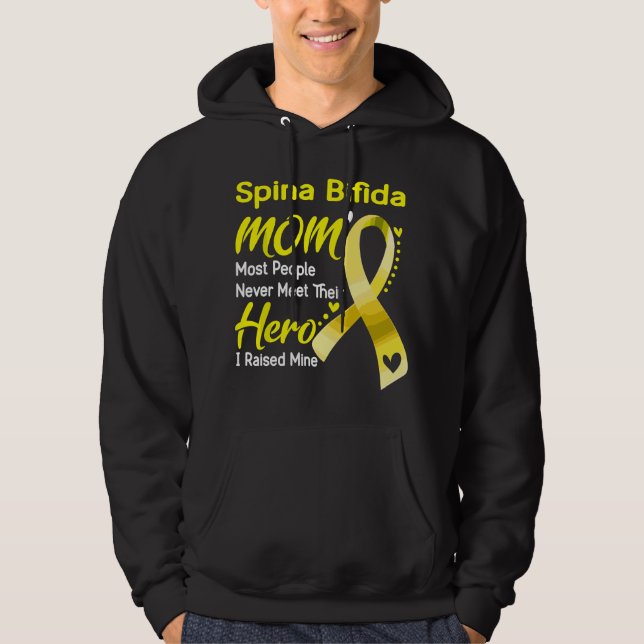 Veste À Capuche Spina Bifida Mom I Raised Mine (Devant)