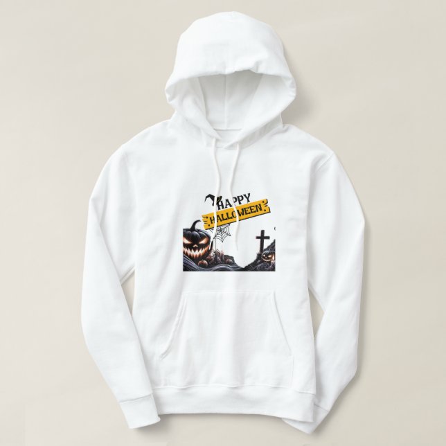 Veste À Capuche Spooky Halloween Dog (Design devant)