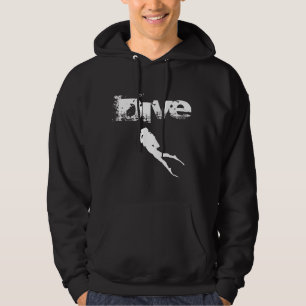 Veste À Capuche Sport de plongée, American Diver Down Flag SCUBA