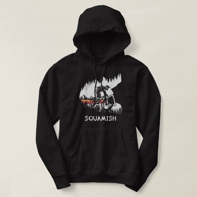 Veste À Capuche Squamish VTT Downhill Trail Biker Colombie-Britann (Design devant)