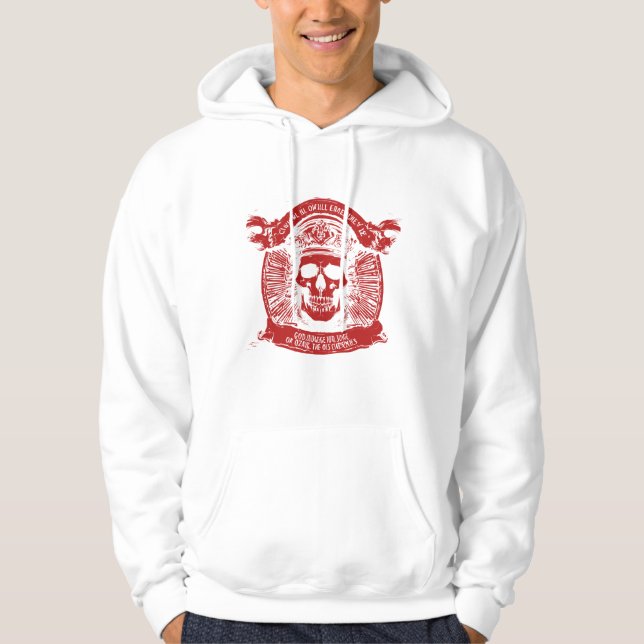 Veste À Capuche Squelette surréaliste rêve (Devant)