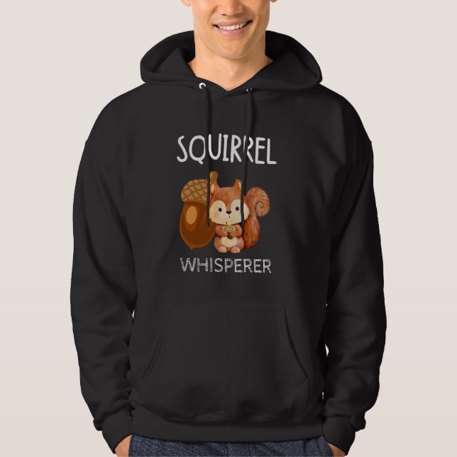 Veste À Capuche Squirrel Whisperer Cute Kawaii Forest Animal Roden (Devant)