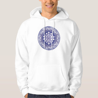 Veste À Capuche Sri bleu Yantra