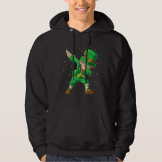 Veste À Capuche St Patricks Day Dabbing Leprechaun Boys Kids Men D