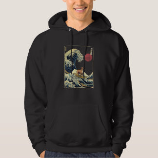 Veste À Capuche Staffordshire Bull Terrier Japanese Kanagawa Wave 