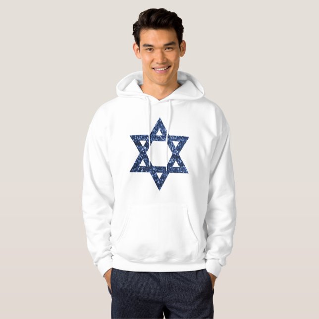 Veste À Capuche star de la séquence de david mens capoté sweatshir (Devant entier)