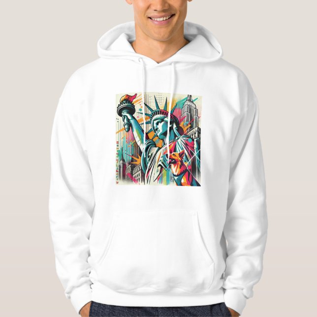Veste À Capuche Statue de la Liberté (Devant)