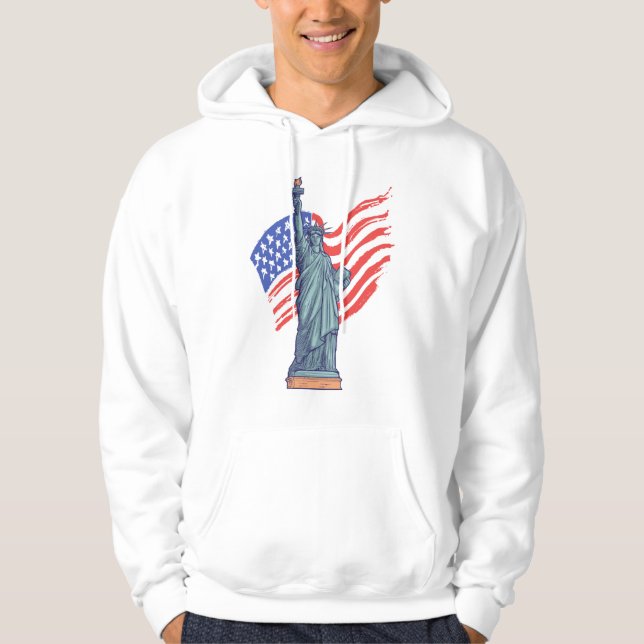 Veste À Capuche Statue de la Liberté (Devant)