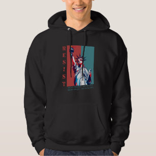 Veste À Capuche Statue de la Liberté rétro vintage 2025 Résister