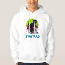 Stay Rad Retro Skate Dog Design
