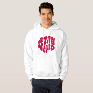 Veste À Capuche STAY WEIRD – Trendy Retro Typography Hoodie
