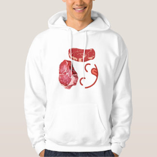 Veste À Capuche Steak Smiley Face Design for Meat Lovers | BBQ Gri