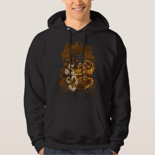 Veste À Capuche Steampunk Octopus équitation Vélo Océan Vélo Krake