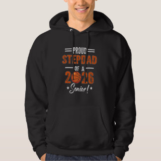 Veste À Capuche STEP-PAPA fier de l'étudiant en basket-ball de ter