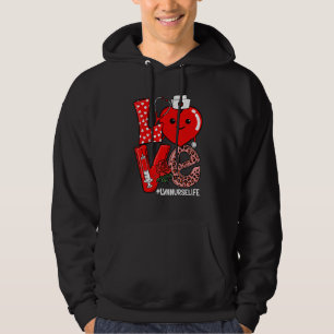 Veste À Capuche Stéthoscope Cœur Amour Mignon LVN Vie d'Infirmière