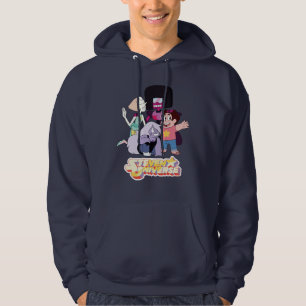 Veste À Capuche Steven Universe Crystal Gem Group Huddle