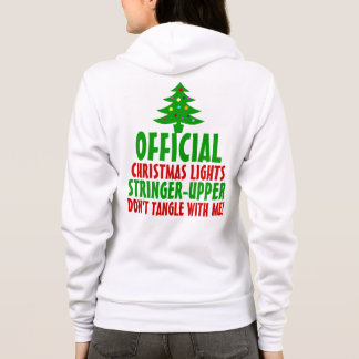 Veste À Capuche Stimulant officiel de lisse de lumières de Noël