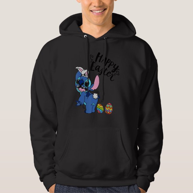 Veste À Capuche Stitch Happy Easter Easter Egg Family Easter Stitc (Devant)