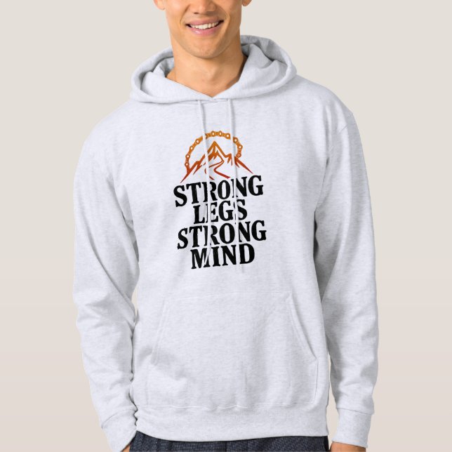 Veste À Capuche Strong Legs Strong Mind Cycling (Devant)