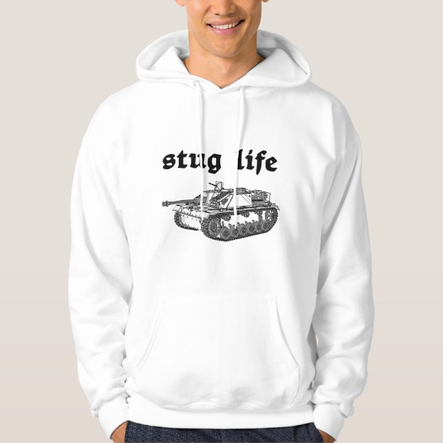 Veste À Capuche StuG Life - Histoire de chars de la Seconde Guerre (Devant)