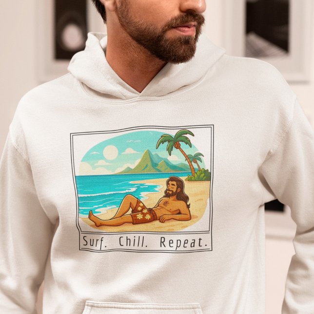 Veste À Capuche Style de vie : surf. Chilil. Répératrice. (Créateur téléchargé)