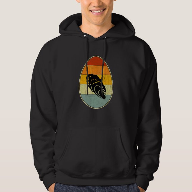 Veste À Capuche Style Rétro OEuf de Pâques Graphique Drôle Jour de (Devant)