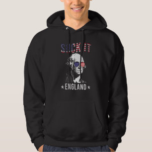 Veste À Capuche Suck It England 4 juillet - George Washington 7