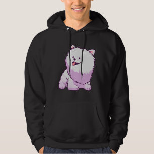 Veste À Capuche Sucré rose Poméranien Chiot