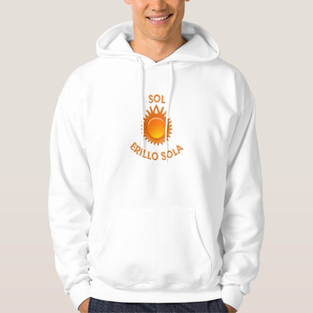 Veste À Capuche Sudadera con Capucha Básica con Logo Sol Brillo So (Devant)