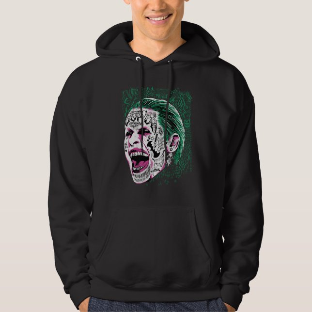 Veste À Capuche Suicide Squad | Laughing Joker Head Sketch (Devant)