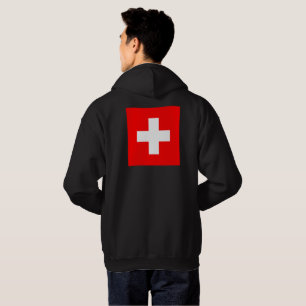 Veste À Capuche Suisse personnalisée Drapeau Suisse Europe Suisse